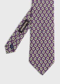 Paul Stuart Printed Madder Silk Tossed Pine Tie, thumbnail 1
