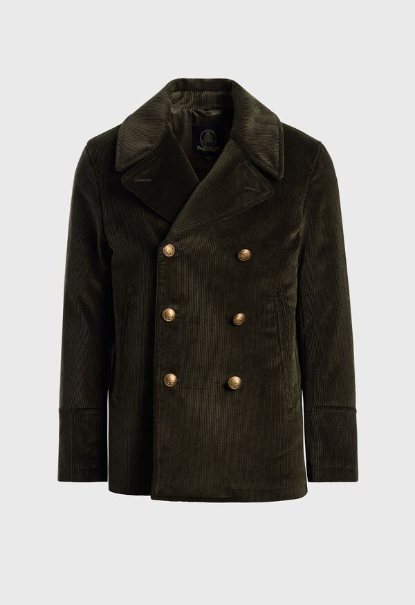 Paul Stuart Corduroy Peacoat, image 1