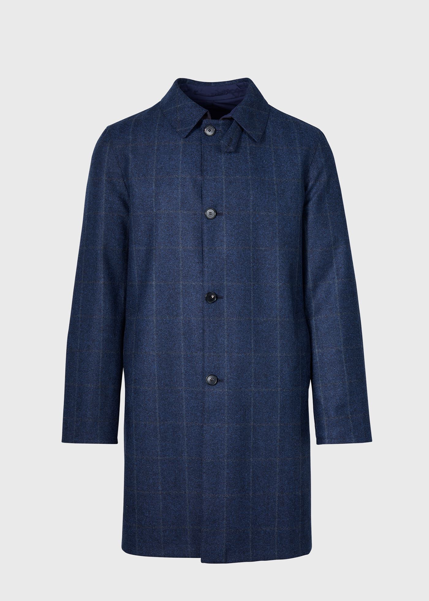 Reversible wool hot sale car coat