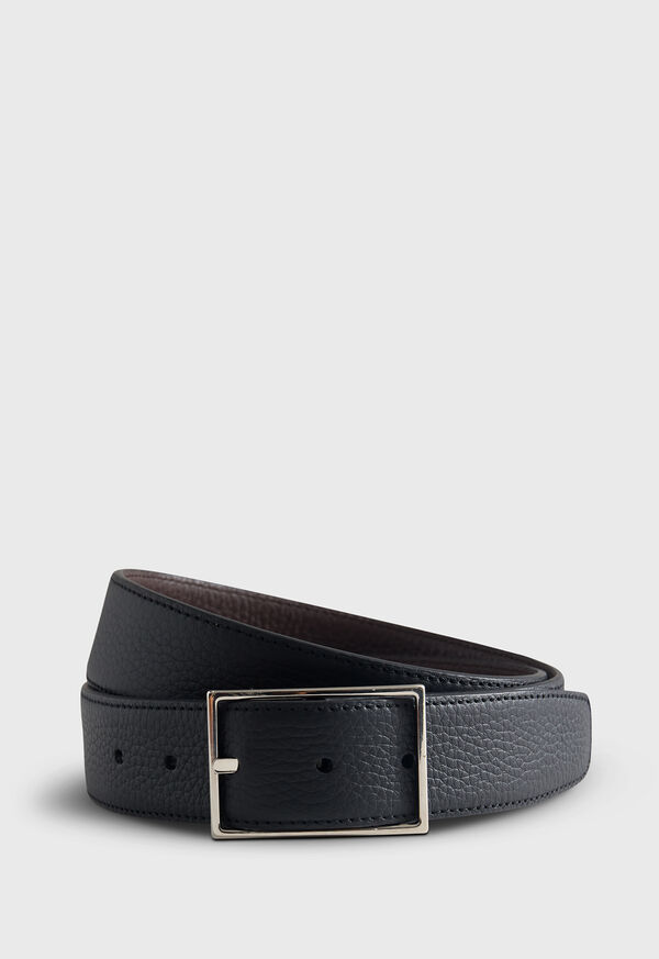 Paul Stuart Grained Taurillon Leather Belt, image 1