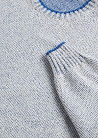 Paul Stuart Cotton Mouliné Crewneck Sweater, thumbnail 2