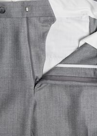Paul Stuart Super 110s Solid Grey Pant, thumbnail 2