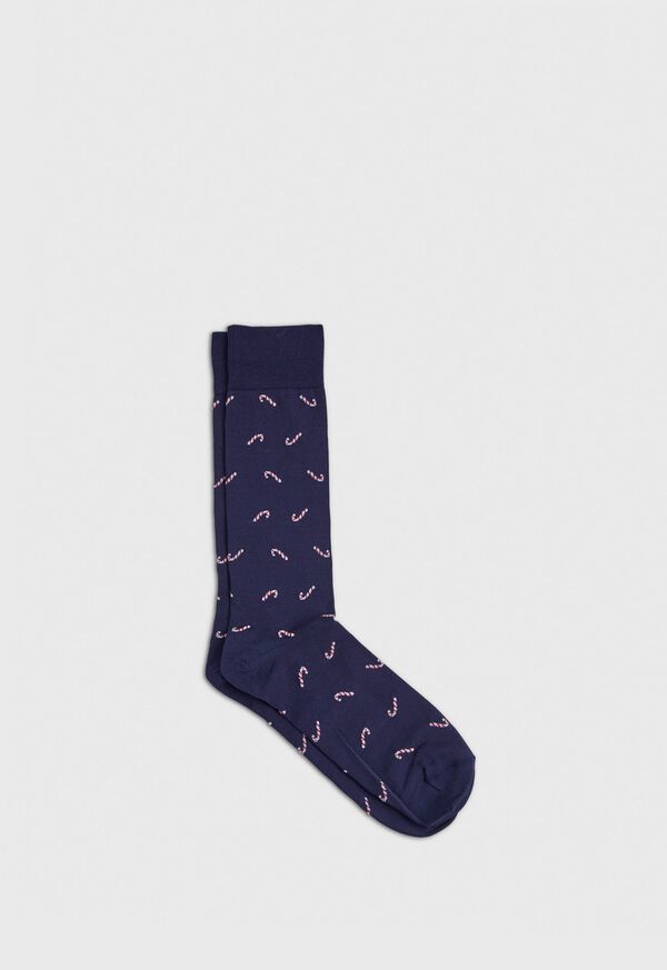 Paul Stuart Candy Cane Motif Sock, image 1