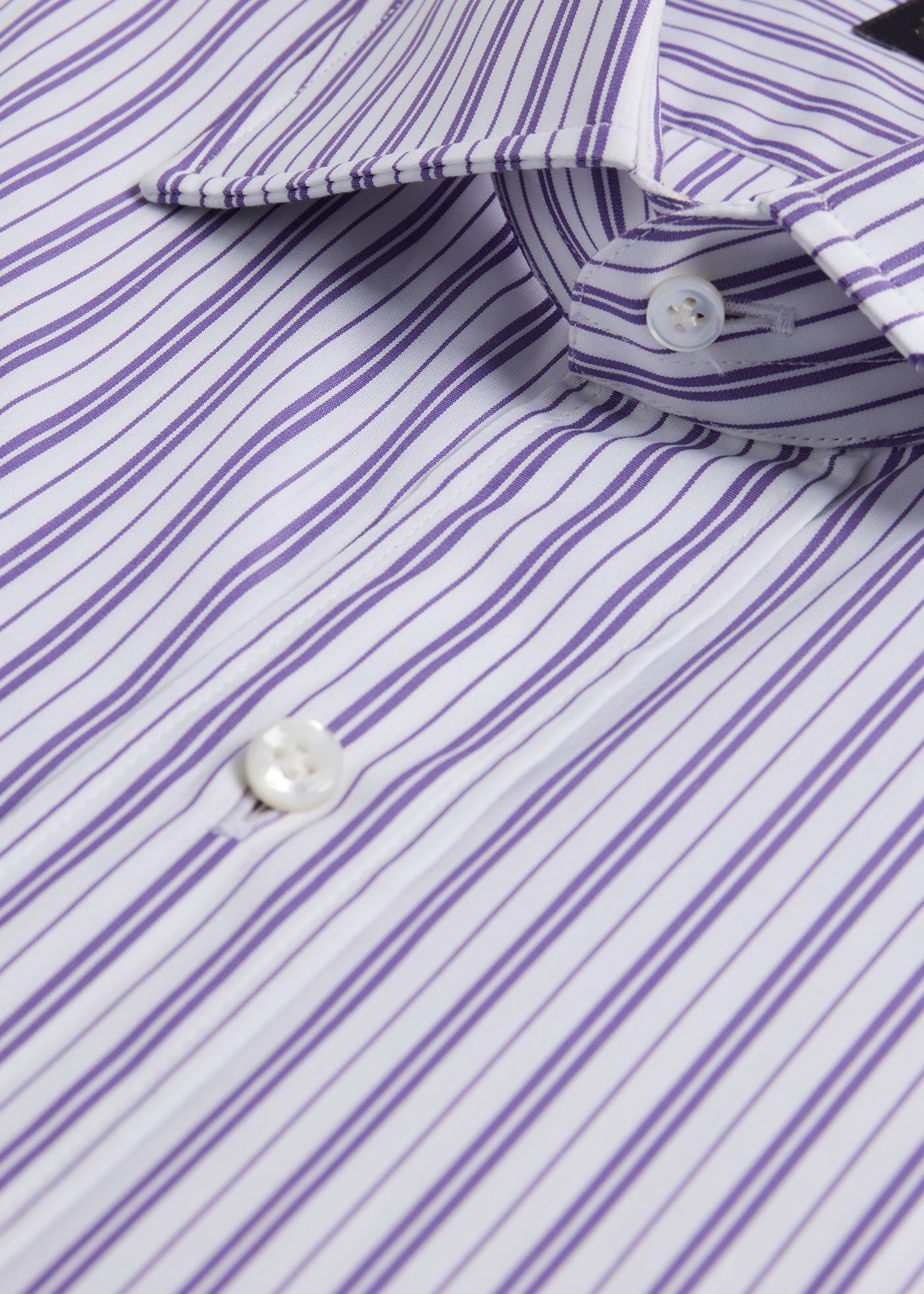 Purple striped dress shirt sales
