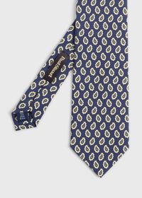 Paul Stuart Printed Madder Silk Tossed Pine Tie, thumbnail 1