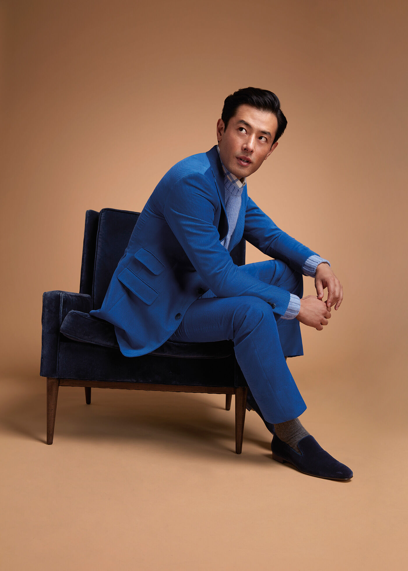 Blue Corduroy Sport Jacket