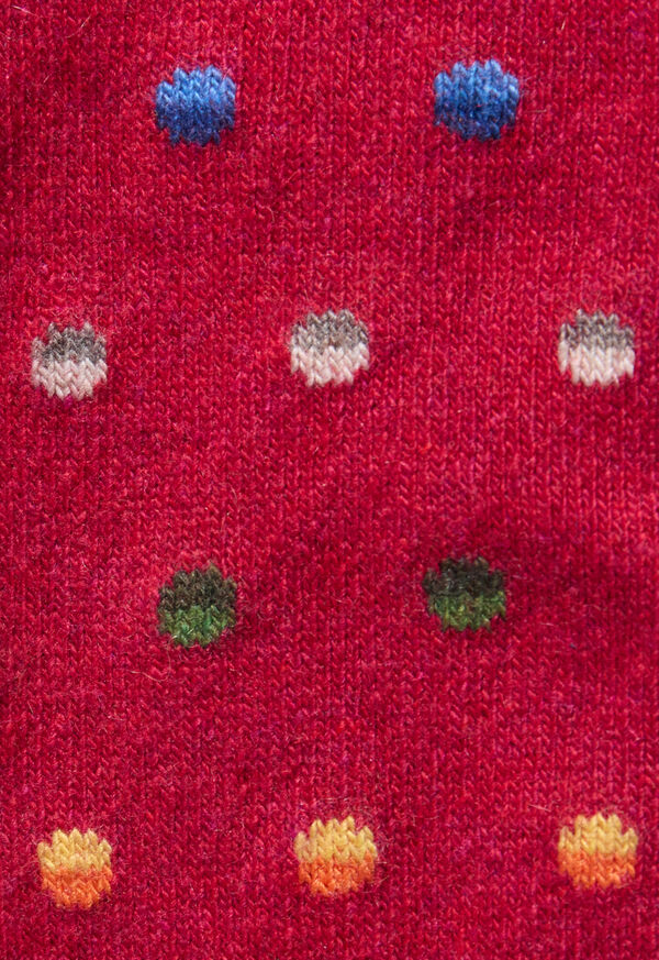 Paul Stuart Chunky Colorful Dot Sock, image 3