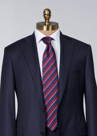Paul Stuart Silk Jacquard Stripe Tie, thumbnail 2