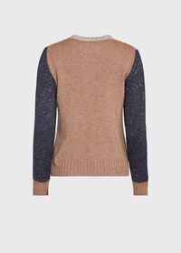 Paul Stuart Colorblock Lurex Sweater, thumbnail 2