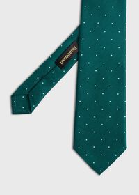 Paul Stuart Printed Silk & Linen Dot Tie, thumbnail 1