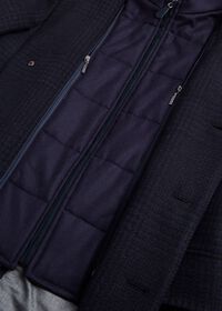 Paul Stuart Wool and Cashmere Plaid Hybrid Coat with Gilet, thumbnail 5
