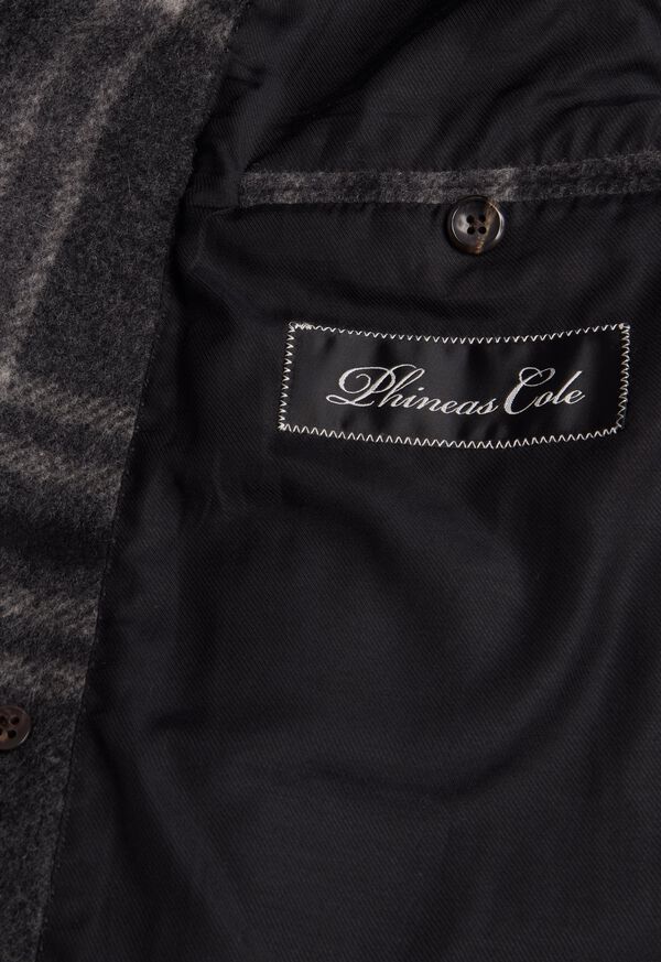 Paul Stuart Plaid Double Breasted Coat, image 3