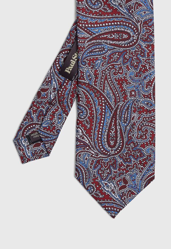 Paul Stuart Allover Paisley Silk Tie, image 1