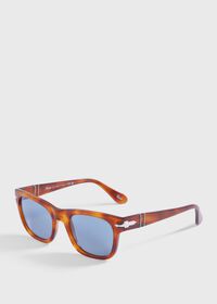 Paul Stuart Persol® Sun Tiera Di Siena Sunglasses with Blue Lens, thumbnail 3