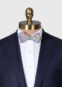 Paul Stuart Printed Habotai Silk Paisley Bow Tie, thumbnail 2
