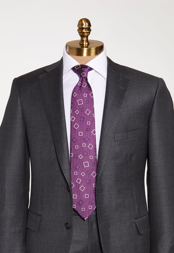Paul Stuart Purple Square Tie, image 2