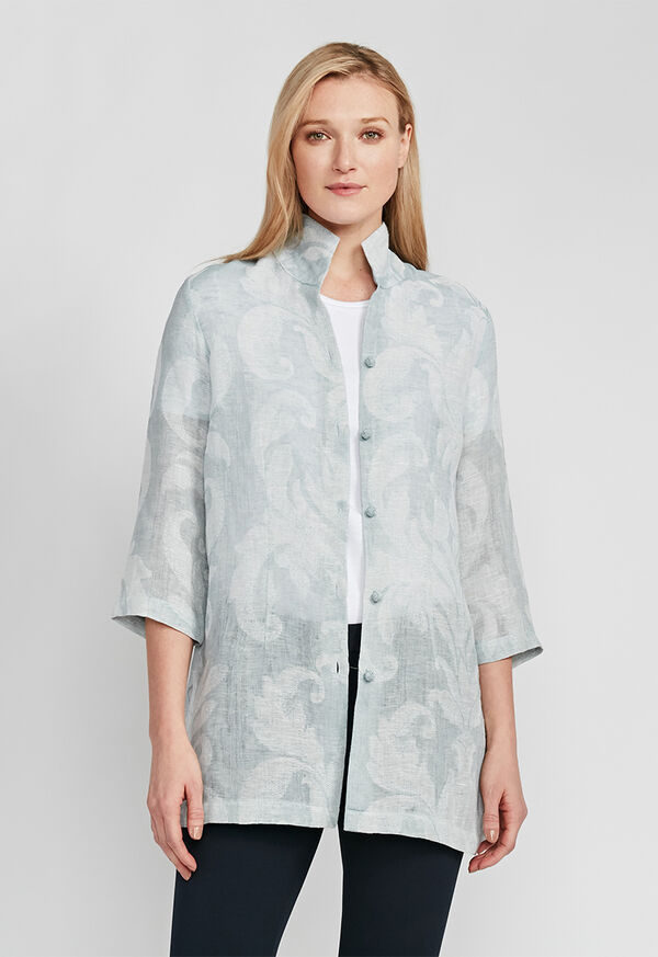 Paul Stuart Damask Pattern Topper, image 1