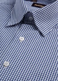 Paul Stuart Gingham Seersucker Sport Shirt, thumbnail 2