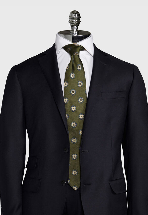 Paul Stuart Button Silk Tie, image 2