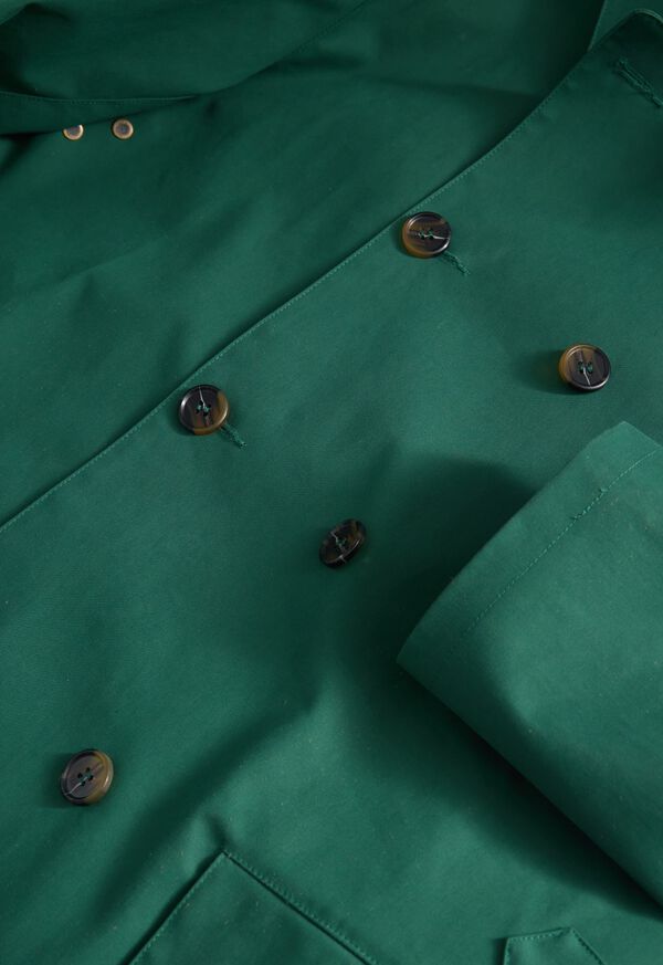 Paul Stuart Double Breasted Raincoat, image 3