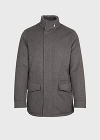 Paul Stuart Melton Cashmere Short Outer Jacket, thumbnail 1