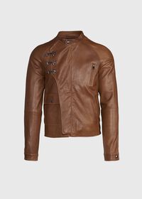 Paul Stuart Nappa Leather Jacket with Clips, thumbnail 1