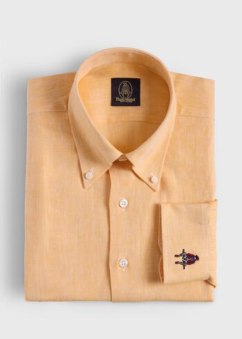 Paul Stuart Linen Logo Sport Shirt