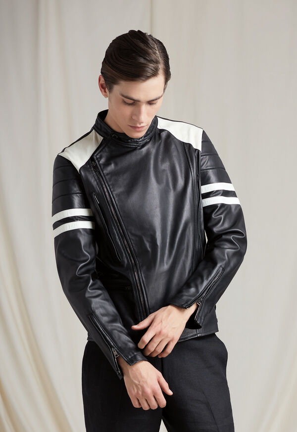Paul Stuart The Leather Moto Look, image 1