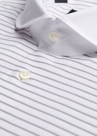Paul Stuart Horizontal Stripe Dress Shirt, thumbnail 2