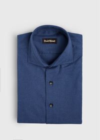 Paul Stuart Houndstooth Brushed Flannel Sport Shirt, thumbnail 1