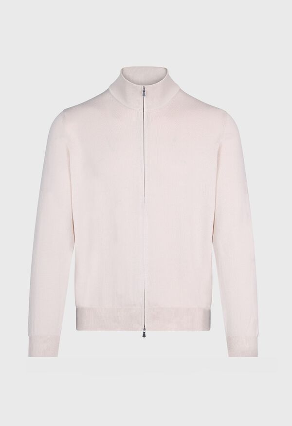 Paul Stuart Cotton Double Zip Cardigan, image 1