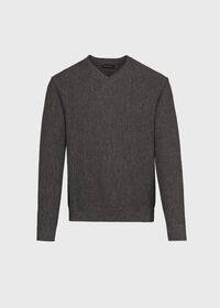 Paul Stuart Classic Alpaca Links V-Neck Sweater, thumbnail 1