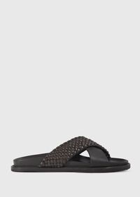Paul Stuart Palau Woven Leather Slide, thumbnail 1