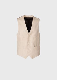 Paul Stuart Herringbone Tailored Vest, thumbnail 1