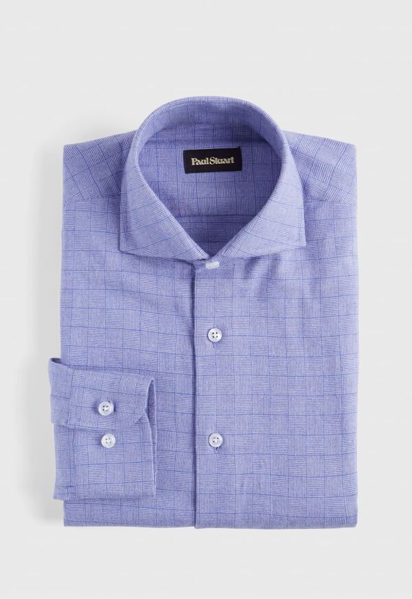 Paul Stuart Parquet Pattern Flannel Sport Shirt, image 1