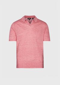 Paul Stuart Linen Open Collar Polo, thumbnail 1