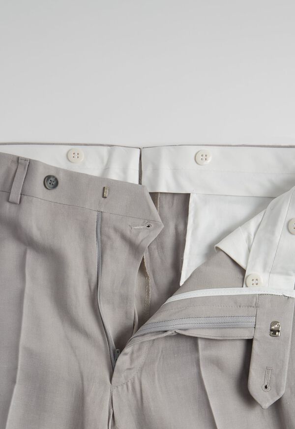 Paul Stuart Linen & Silk Plain Front Dress Pant, image 2