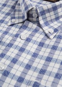 Paul Stuart Plaid Flannel Sport Shirt, thumbnail 3