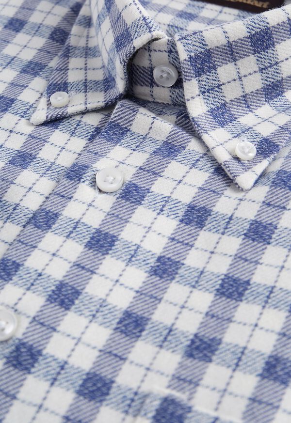 Paul Stuart Plaid Flannel Sport Shirt, image 3