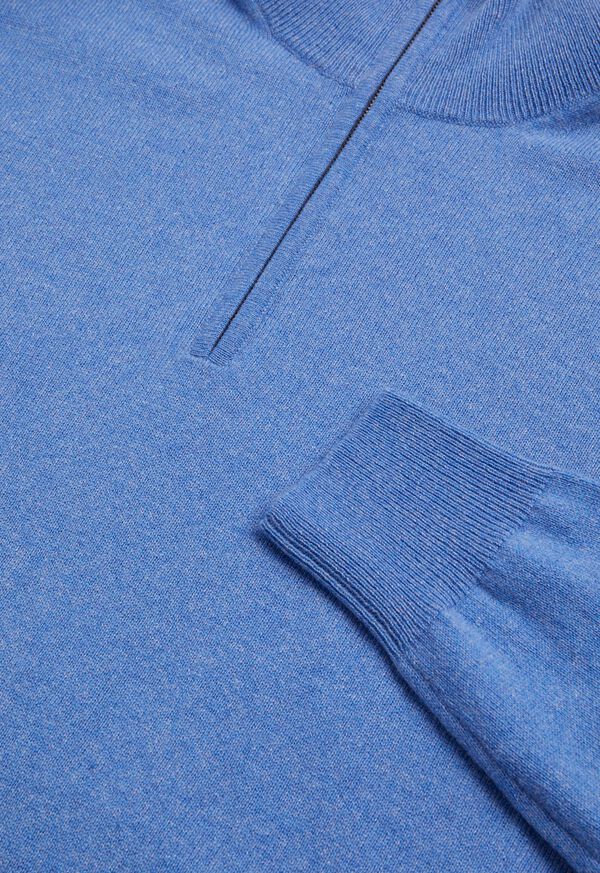 Paul Stuart Cashmere Single Ply 1/4 Zip Sweater, image 2