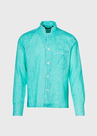 Paul Stuart Linen Stand Collar Pajama, thumbnail 2