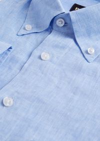 Paul Stuart Linen Button-Down Collar Sport Shirt, thumbnail 2