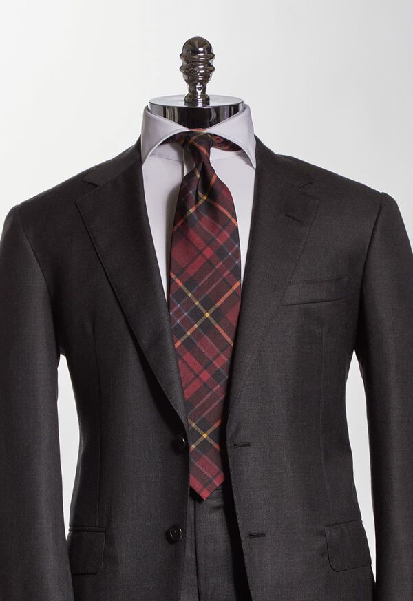 Paul Stuart Silk Tartan Print Tie, image 2