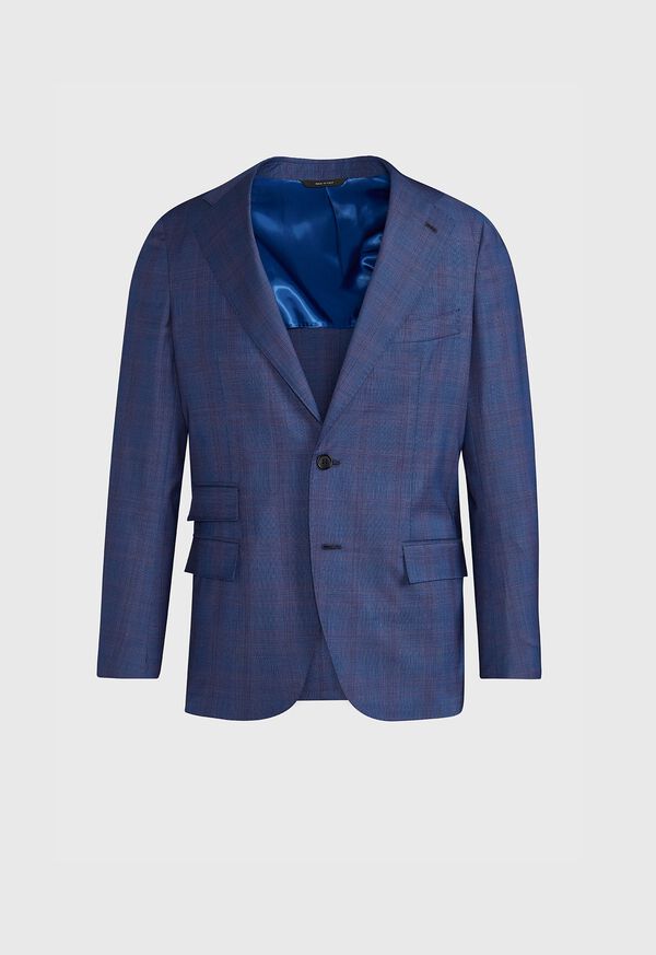 Paul Stuart Blue Plaid Suit, image 3