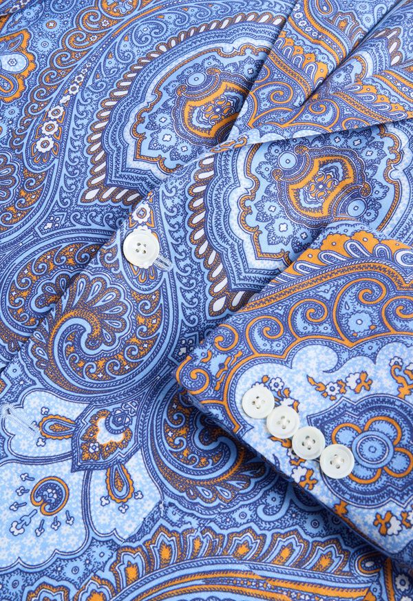 Paul Stuart Paisley Linen Jacket, image 4