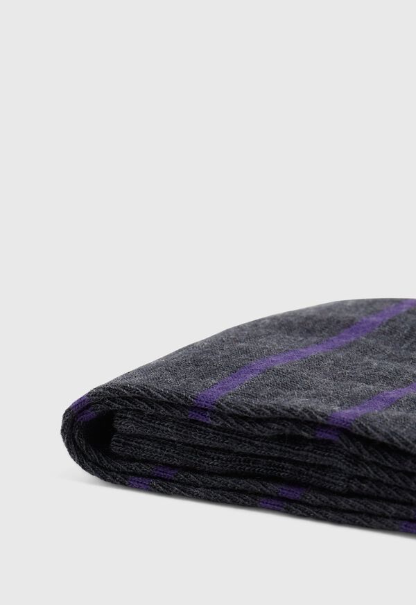 Paul Stuart Wool Blend Stripe Sock, image 2