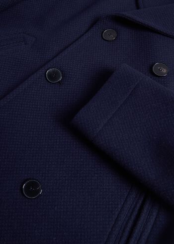 Paul Stuart Wool & Cashmere Double Breasted Coat