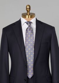 Paul Stuart Woven Floral Medallion Tie, thumbnail 2