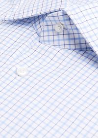 Paul Stuart Blue/White Tattersall Dress Shirt, thumbnail 2