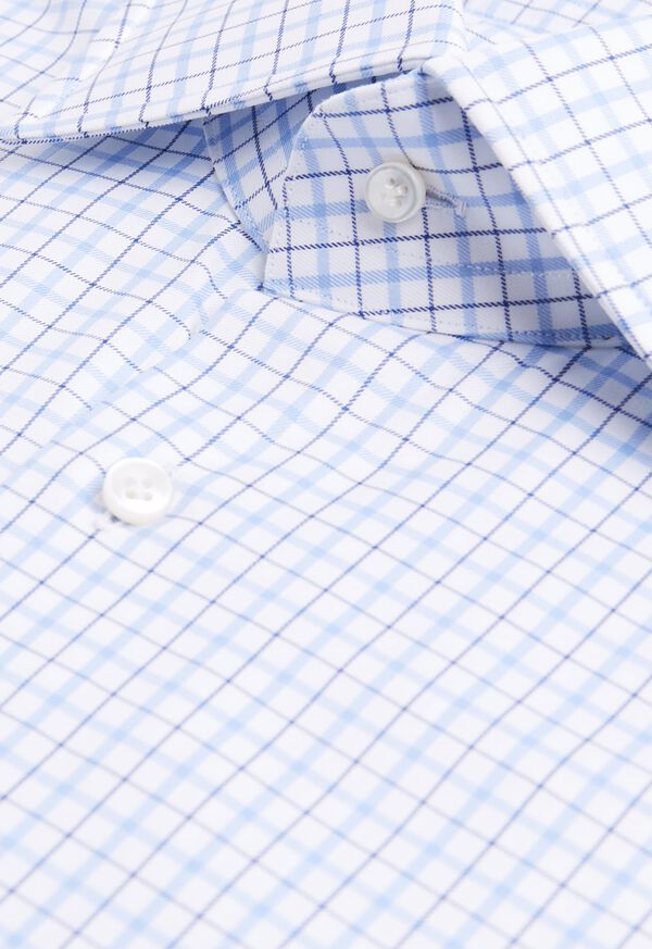 Paul Stuart Blue/White Tattersall Dress Shirt, image 2
